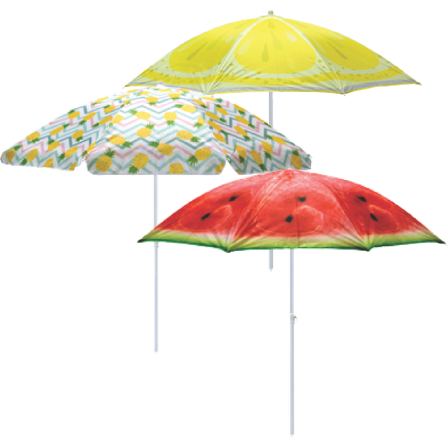 GUARDA SOL ESTAMPADO FRUTAS 176CM ELD5006